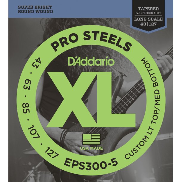 D'Addario EPS300-5, 043 - 127 (5-Strenges�t Balanced)
